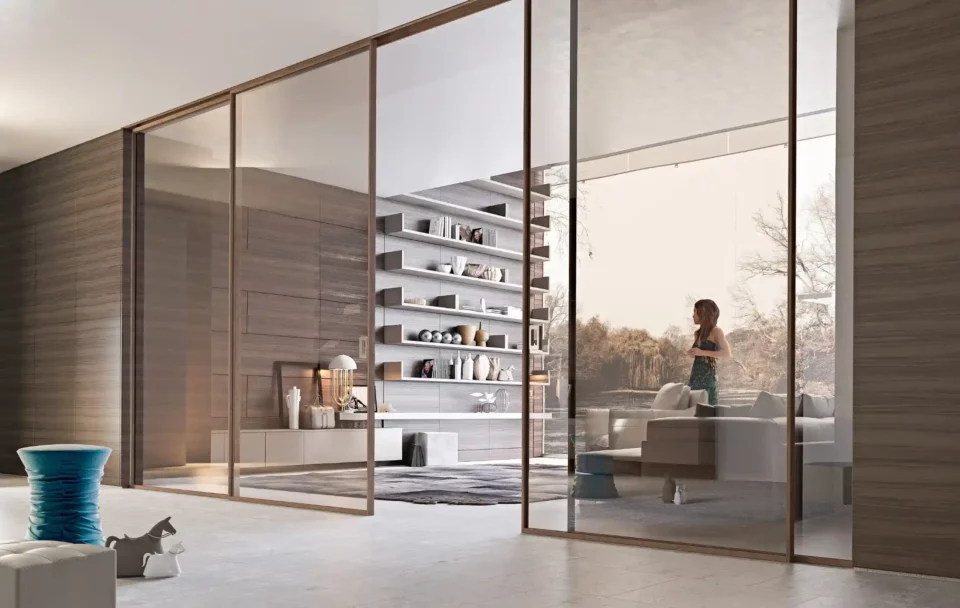 porta-scorrevole-vetroAmb-Scorrevole-Due-Ante-Vista